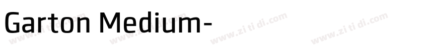 Garton Medium字体转换